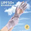Guantes de Protección Solar Compatibles con Pantalla Táctil para Mujer, Diseño de Palma Hueca, Protección UV, Antideslizantes, Transpirables, Seda de Hielo, Estilo Delgado de Verano para Conducir y Ciclismo