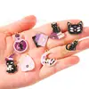 Aceite de Carta de Tarot de Dopamina Gato Goteo Accesorios Colgante de Aleación DIY Cadena de Teléfono Llavero Hecho a Mano