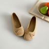 Zapatos Planos Rojos Franceses Ligeros de Moda Estilo Retro con Boca Baja para Mujer Verano 2025 Nuevo Estilo con Falda Zapatos Mary Jane para Mujer