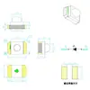 Diodo Emissor de Luz LED 0805, Lâmpada LED Super Brilhante de Economia de Energia SMD Realçadora de Cores com Forte Saída de Luz