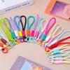 Accesorios de Lanyard para Juguetes Color-Blocking Llavero Verano Nuevo Primavera Cuerda Trenzada Colgante En Stock Venta Directa Mayoreo