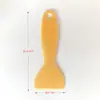 Raspador para Película de Vidro de Carro, Limpeza de Vidro, Ferramenta de Aplicação de Película de Celular, Raspador de Plástico, Raspador de Segurança, Amarelo