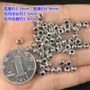 Plata de ley s925 retro flor pequeña agujero grande patrón de cuentas cuerda de mano tejida pulsera collar accesorios hechos a mano diy