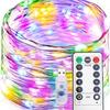 Luzes de LED Famosas na Internet Personalizadas USB Oito Funções Controle Remoto Cordão de Luzes Luzes Decorativas Externas Fio de Cobre Luzes Coloridas Luzes de Atmosfera Reguláveis