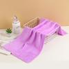 Toalla de forro polar coral 35*75 toalla facial lisa suave absorbente no fácil de perder pelo toalla facial para limpiar al por mayor