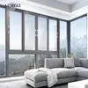 Ventana Deslizante de Tres Rieles con Certificación CE Puerta de Doble Acristalamiento Puerta Deslizante Exterior de Aleación de Aluminio Ventana Deslizante de Vidrio Cocina Sala de Estar