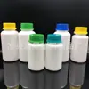 Botella de Reactivo en Polvo Sólido de Boca Ancha 500ml 400ml 250ml Botella Redonda de Plástico Botella de Plástico para Agente Descalcificador Sólido