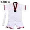 Ropa de Taekwondo para niños y adultos, de algodón, de manga larga y corta, para verano y otoño, para principiantes, para entrenamiento de Taekwondo.