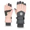 Luvas de Esqui de Inverno, Forradas com Fleece para Uso Externo e Espessadas, Antiderrapantes, Impermeáveis, à Prova de Vento, Compatíveis com Tela de Toque, Estilo Casal, Luvas Quentes