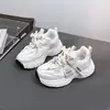 Zapatos Deportivos Casuales de Cuero para Niñas Marca Otoño al por Mayor Talla 27-37 Zapatos Deportivos para Niños Grandes Zapatos de Estudiante Papá 3756
