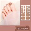 Zhengxiang Color Sólido Polvo de Cebolla Brillo Pegatinas para Uñas de Pie Explosiones Transfronterizas Pegatinas para Uñas de Pie de Niña Pegatinas para Uñas Pegatinas Impermeables para Pies
