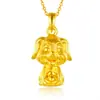 Colgante Zodiacal Dorado Duro 3D Chapado de Venta Caliente Estilo Coreano para Perro Colgante Dorado para Niños y Niñas Regalo de Vida para Bebé