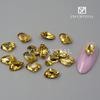 Nuevo hacha pequeña de 6*10 color fondo puntiagudo Diamante Amor taladro de uñas Red social Super Brillante pila diamante para pegar uñas Diamante