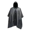 Poncho Capa de Chuva Camuflado Personalizado Transfronteiriço Outdoor Três em Um Poncho de Caminhada Proteção Completa à Prova d'Água Quadrado com Capuz Impermeável
