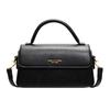 Bolsa Pequena Vintage Feminina Nova Moda Inverno Bolsa de Ombro Transversal Texturizada Feminina para o Trabalho Portátil Pequena Quadrada