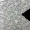 Tecido Renda Lótus Elástico de Nylon-Spandex para Vestidos de Moda Qipao, Camisas Base e Vestidos