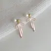 Brincos com Desconto Liquidação Brincos de Pérola Stud para Mulheres Elegantes Simples Versáteis Mercado Atacadista