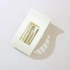 Pinza Popular Simple Transparente para el Cabello Pinza para el Cabello Pinza para la Parte Posterior de la Cabeza Pinza de una Sola Palabra Pinza de Resorte Bb Clip