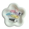 Horquilla con clip superior de Sanrio con forma de corazón para niña, accesorio para el cabello con combinación de Kulomi