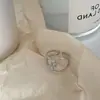 Anillo Irregular Geométrico para Mujer, Moda de Lujo Ligero, Acabado Mate Único, Anillo Abierto Versátil, Anillo de Dedo Índice Moderno
