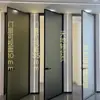Fabricante de Vidro Cor Colorida Personalizada Vidro de Areia de Óleo Banheiro Sala de Chuveiro Vidro Ultra Branco de Areia de Óleo Cinza Fosco Porta de Vidro para Chá