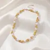 Cadena Irregular de Perlas Europeas y Americanas para Clavícula para Mujer Colgante de Cruz de Aleación Barroca Diseño Simple Collar para Clavícula
