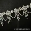 Cadena de Diamante Borla Colgante de Perlas Cadena de Diamante Soldadura Cadena de Código Elegante Accesorios para Sombreros Ropa Accesorios DIY Cadena de Garra de Cristal