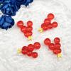 Comida de dibujos animados y juego calabaza de azúcar accesorios de resina brillante diy pegamento de crema funda de teléfono agujero para pasador accesorios para zapatos