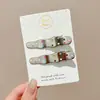 Pinzas Dulces Dopamina para el Cabello para Niñas, Lindas Pinzas para Flequillo Lateral, Pinzas de Pato Exquisitas y Sofisticadas
