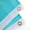 90*150cm República de Kazajistán Poliéster Impresión a Doble Cara Bandera Nacional Bandera de Celebración Festiva Venta al por Mayor Transfronteriza