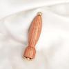 Palo de Masaje Ojo de Loto Pequeño de Latón y Palo de Rosa Brasileño, Palo de Belleza, Bolígrafo de Acupuntura para Tendones Faciales, Cuidado de la Piel, Protección para los Ojos