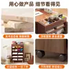 Estante de Almacenamiento, Estante de Almacenamiento Extraíble, Gabinete Angosto para Sala de Estar, Librero Sencillo, Estante Exhibidor de Sándwiches, Estante de Almacenamiento con Carrito Ultradelgado