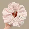 Goma para el pelo de encaje con estilo perezoso para mujer, Diadema de alta gama, Cuerda para el pelo versátil coreana, Accesorio para el pelo, Banda elástica alta para el pelo