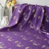 Tela de chaleco jacquard brocado estilo vintage Géminis, Tela para vestido elegante, toga, abrigo, bolsa teñida en hilo
