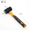 Martillo de goma para venta al por mayor de fábrica martillo para montaje en suelo martillo para armario muebles decoración multifuncional mango de plástico negro martillo de goma