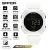 El Reloj Más Vendido de Sanda, Reloj Electrónico Multifuncional con Alarma de Repetición, Esfera Grande, Luminoso, Resistente al Agua, Reloj Deportivo para Jóvenes