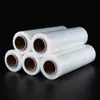 Película estirable de PE industrial envuelta a mano, película de embalaje, película de plástico transparente comercial, fabricante de película selladora para llevar