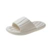 Pantuflas Eva para Mujer, Color Sólido, Sencillas, Adecuadas para Usar al Aire Libre, Hogar, Baño, Suela Suave, Antideslizantes, Transpirables, Diseño Hueco