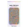 Pegatina para Uñas Ruyi de Caqui de Otoño Relieve 5D Hoja de Arce Tridimensional Caqui Pegatina para Arte de Uñas DIY Accesorios Estilo Hg