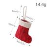 Calcetines Mini Tejidos Decorativos Navideños Set de Vajilla Navideña Set de Cuchillo y Tenedor Calcetines Suministros de Decoración para el Hogar