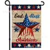 Venta caliente bandera del Día de la Independencia para soldados caídos estrella de cinco puntas Bandera de jardín decoración de jardín bandera festiva ventas directas de fábrica