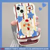 Muñeco Oso Estrella Adecuado para Apple 17 Linda Funda para Teléfono Móvil Iphone15Promax Doble Soporte 16 Silicona 13
