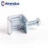 Qingcheng Gcp Ángulo de Brida Tarjeta Acero Galvanizado Tubería de Ventilación Pieza de Instalación Sujetador de Tubería