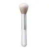 Herramienta de maquillaje de belleza, brocha de maquillaje de varilla blanca M8027A, brocha para rubor, resaltador, polvos, brocha de maquillaje, brocha portátil de cabeza grande