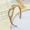 Armação de Óculos Estilo Coreano de Luxo com Estampa de Leopardo Toque de Luxo Prendedor de Cabelo Aro de Cabelo Feminino Top Craniano Alto Novo Estilo 2024 Aro de Cabelo Versátil para Sair