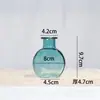 Vaso de Vidrio de Sodio-Calcio Transfronterizo al por Mayor Estilo Simple de Ins Adorno Floral Hidropónico Decoración de Mesa