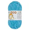 Bola de Nieve Chico Lindo Hecho a Mano DIY Tejido Chenilla Lana Gruesa Bufanda Tejida para Bebé Muñeca con Gancho Bolsa Hilo de Hielo