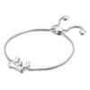 Suprimento de fábrica joias moda europeia e americana temperamento design ins pulseira de aço inoxidável 26 letras do alfabeto feminino