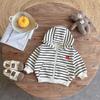 Ropa para Bebé, Ropa de Otoño, Traje para Bebé Niño, Nuevo Estilo Primavera y Otoño, Moda para Bebé de Un Año Estilo Coreano Conjunto de Tres Piezas