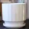 Maceta de Cerámica Tamaño Grande Oferta Especial Liquidación Interior Escritorio Balcón Suculenta Maceta Pequeña Clorofito Helecho Espárrago Maceta Simple Blanca